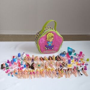 Lot Of Polly Pocket Vintage Doll Girls Boys Accessories Large Collection